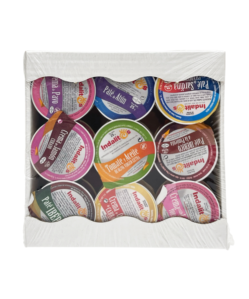 Indalitos Assortiment de pâtés et crèmes 18 monodoses - Oliva Oliva