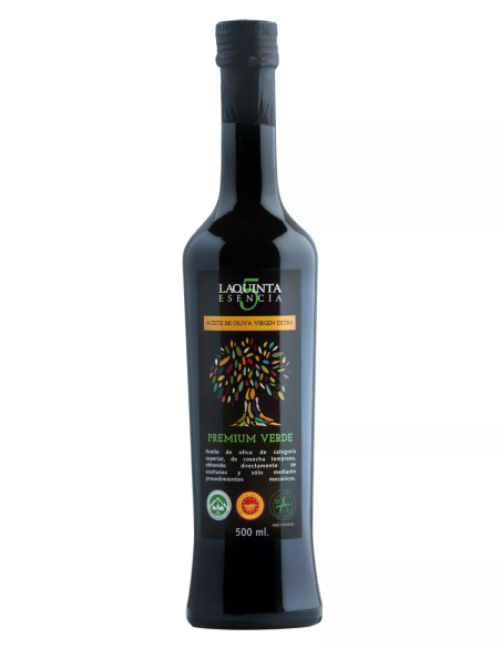 La Quinta Esencia Verde Premium Picual 500 ml. - Oliva Oliva