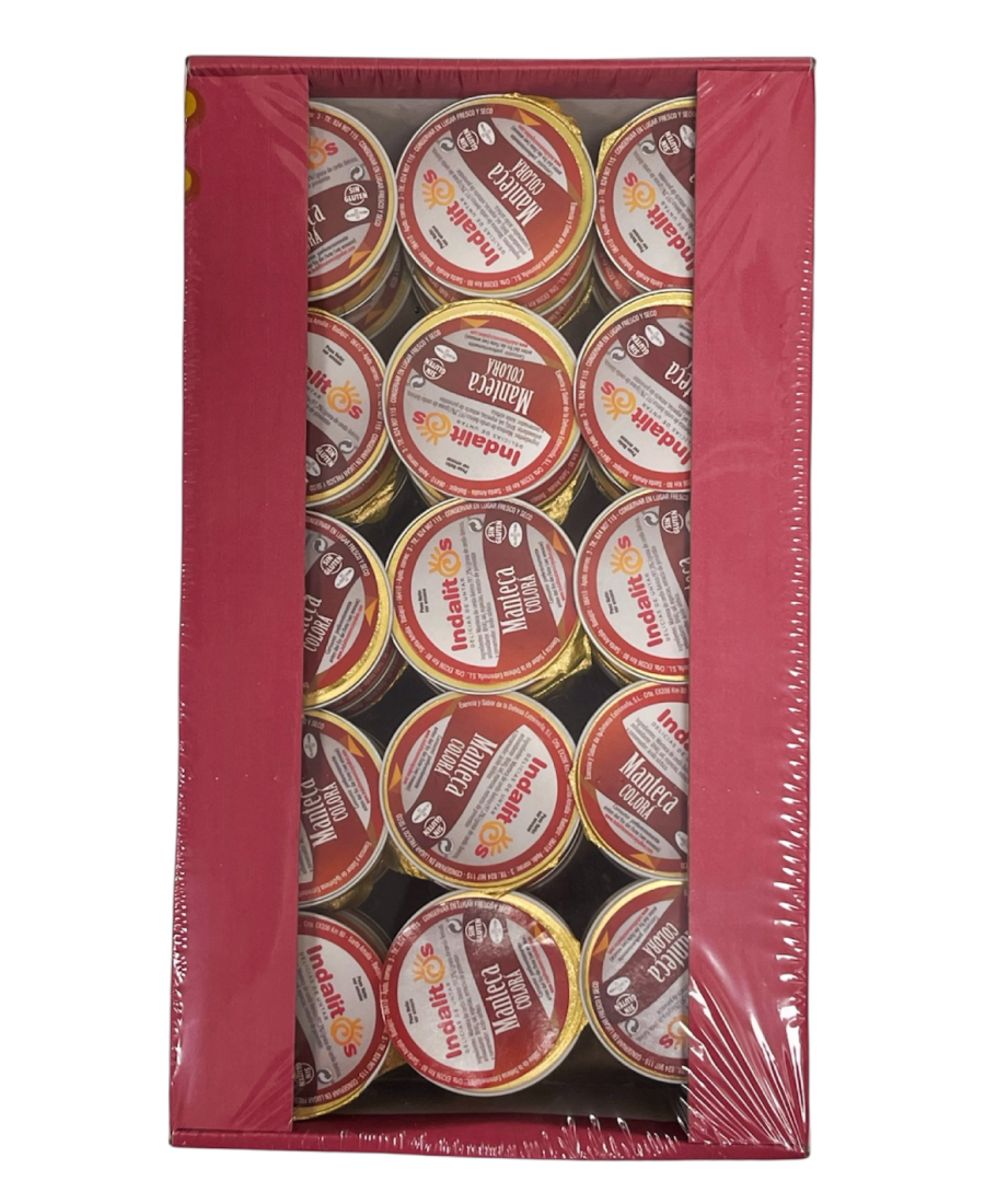 Indalitos Manteca Colorá Coffret de 45 monodoses 25 gr. - Oliva Oliva