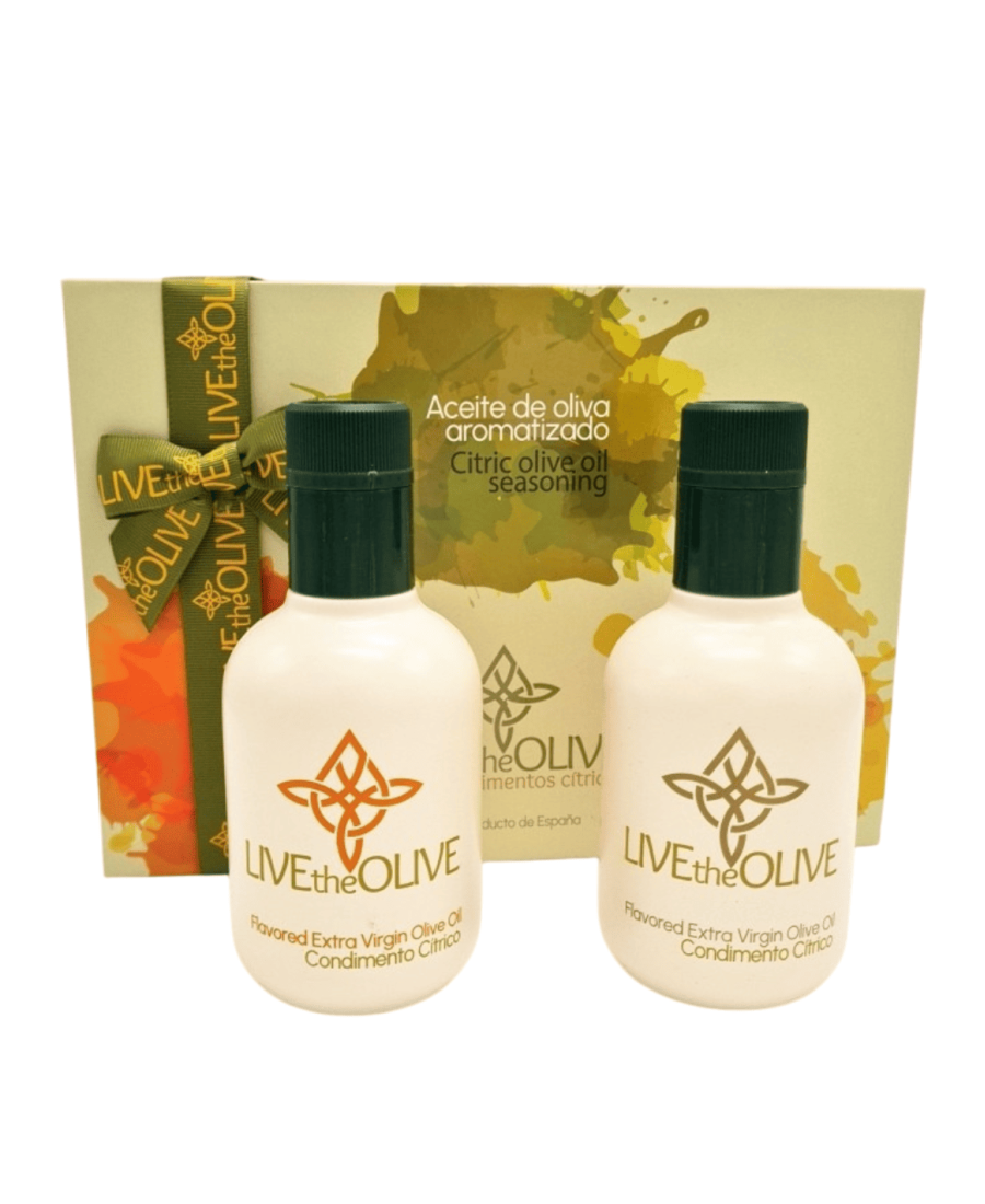 LivetheOlive Etui für Zitrusgewürze 2x250 ml. - Oliva Oliva