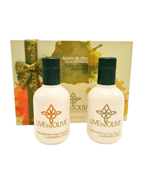 LivetheOlive Estuche Condimentos Cítricos 2x250 ml. - Oliva Oliva