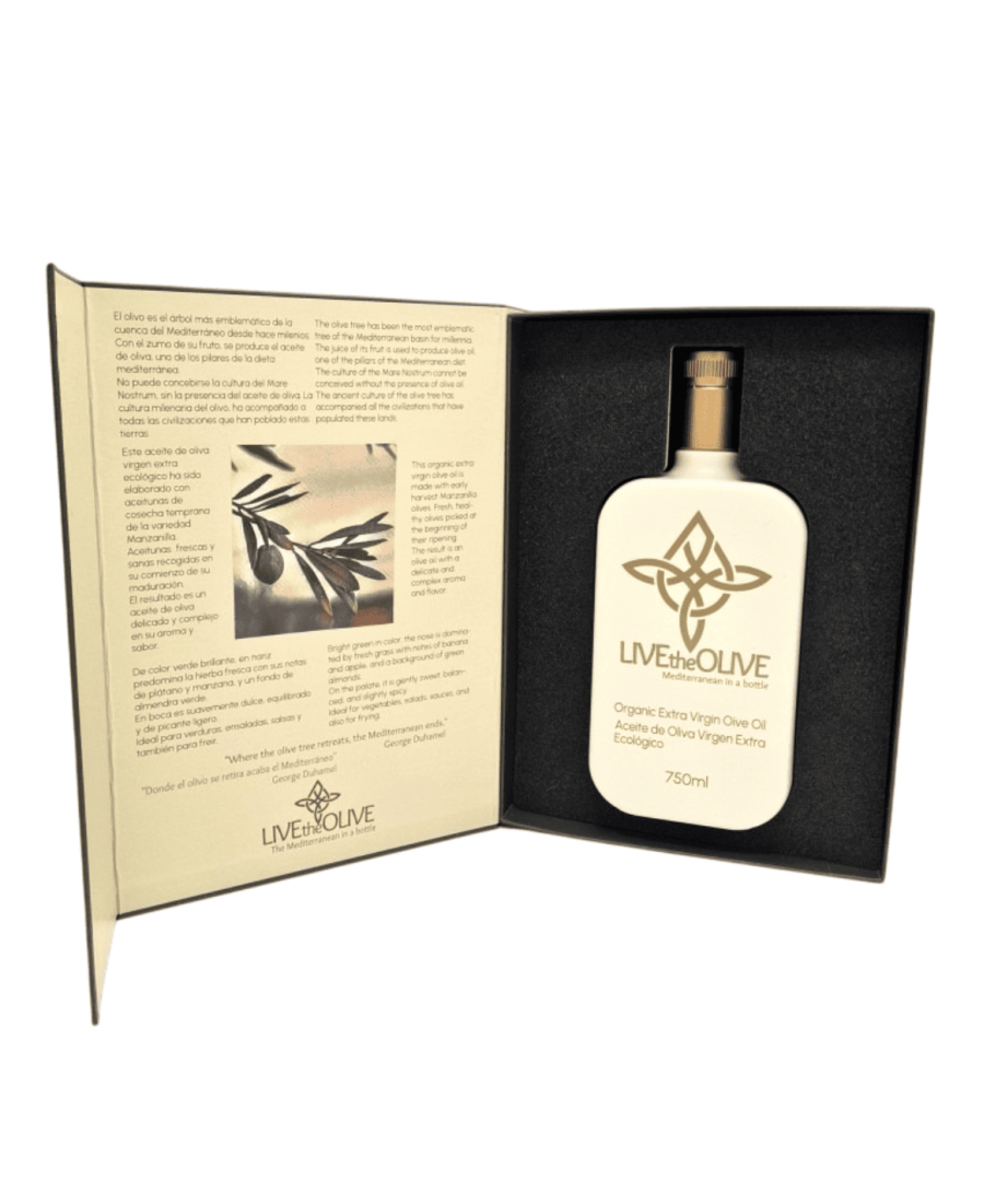LivetheOlive Estuche Natura 750 ml. - Oliva Oliva