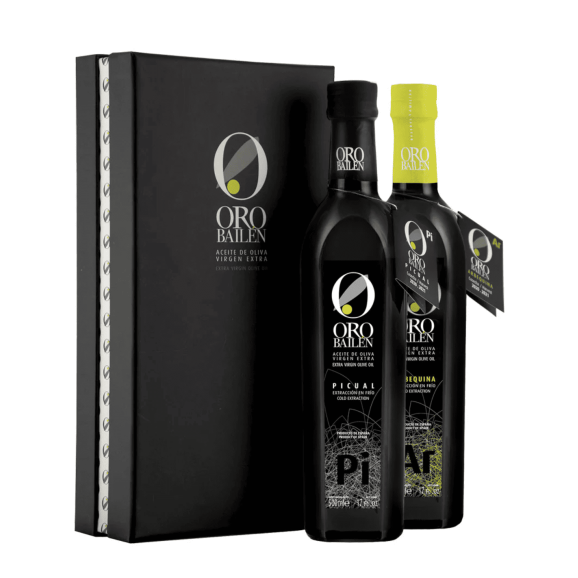 Oro Bailén Picual and Arbequina Deluxe Case 2x500 ml. - Oliva Oliva