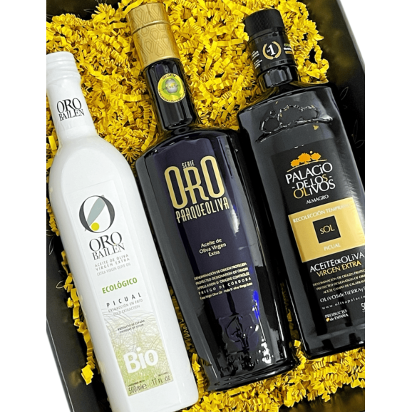 Mejores Aceites del Mundo CINVE 2024 en Caja Regalo - Oliva Oliva