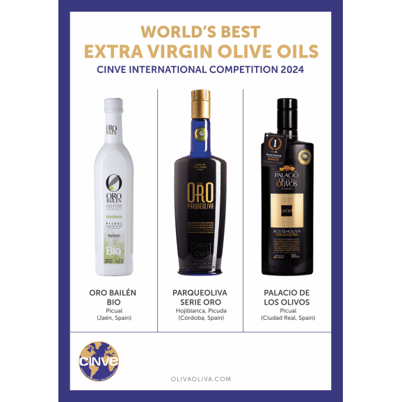 World's Best Olive Oils CINVE 2024 - Gift box 3x500 ml.