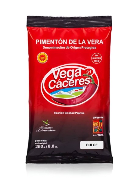 Vega Cáceres Pimentón de La Vera Ahumado Dulce 250 gr. - Oliva Oliva