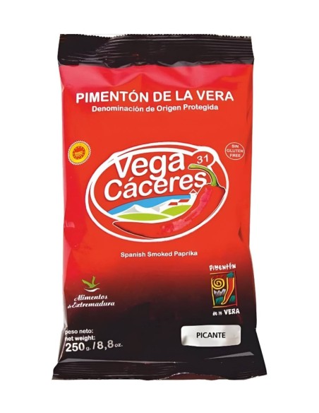 Vega Cáceres Paprika de La Vera fumé épicé 250 gr. - Oliva Oliva