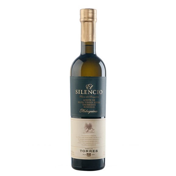El Silencio Arbequina Glass bottle 500 ml. - Oliva Oliva