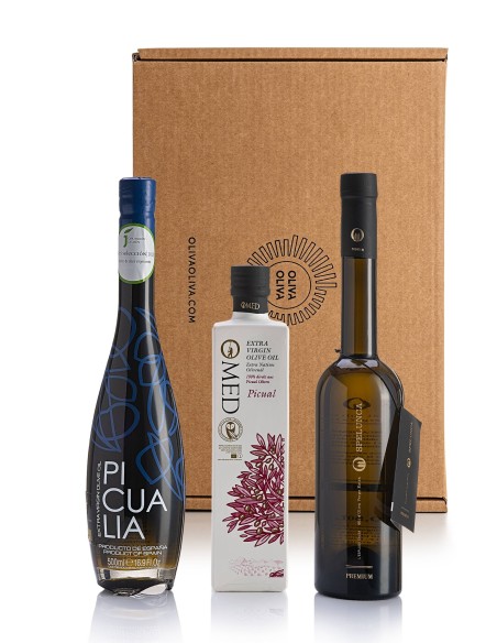 Mejores Aceites de España 2025 - Caja regalo 3x500 ml.