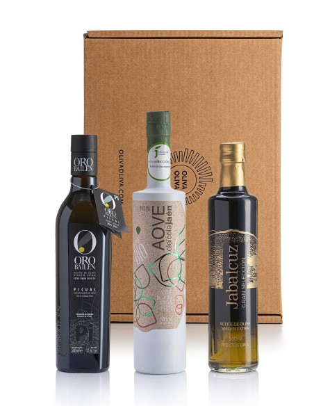 Besten Olivenöle Jaén Selección 2024 im Geschenkbox - Oliva Oliva