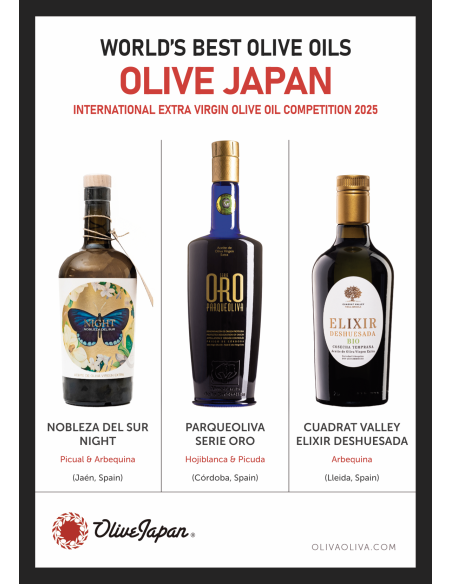 Meilleures Huiles du Monde Olive Japan 2025 Coffret - Oliva Oliva