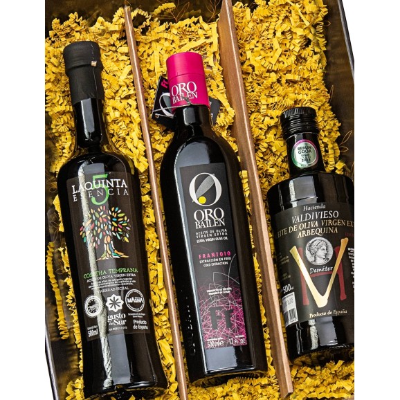 Mejores Aceites del Mundo Berlín GOOA 2025 - Botellas de vidrio 3x500 ml.