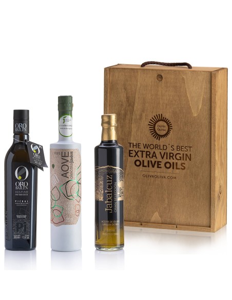 Meilleures Huiles Jaén Selección 2025 Coffret en bois - Oliva Oliva