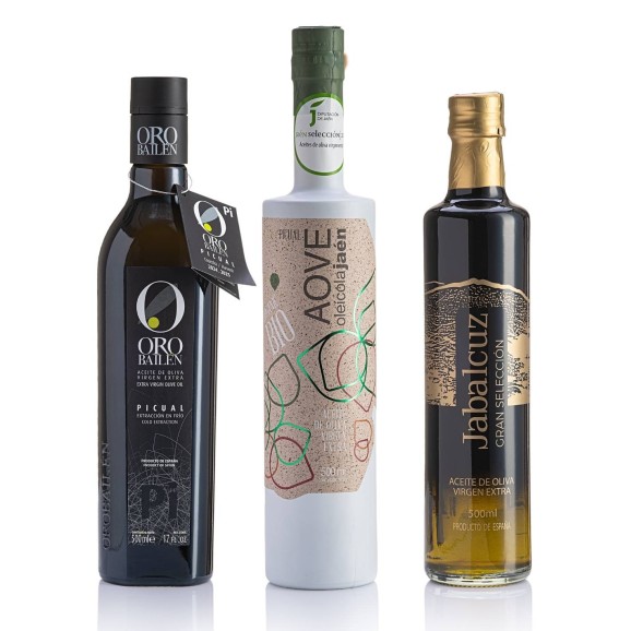 Best Olive Oils Jaén Selección 2025 in Wooden box - Oliva Oliva