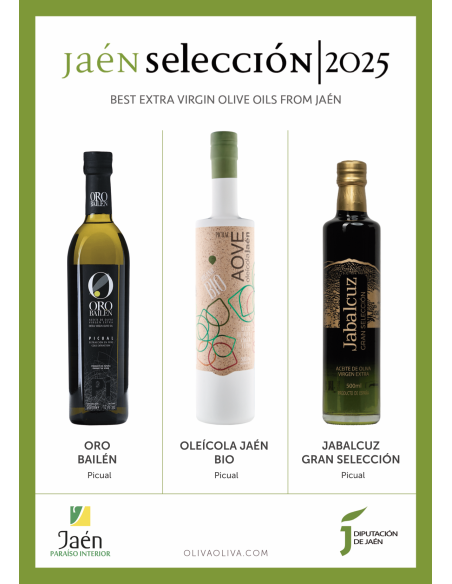Meilleures Huiles Jaén Selección 2025 Coffret en bois - Oliva Oliva