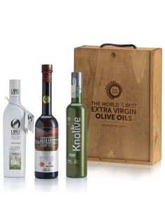 Besten Olivenöle Der Welt London IOOC 2025 Holzkiste - Oliva Oliva