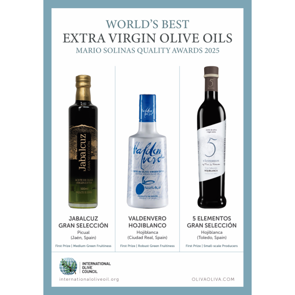 Mejores Aceites del Mundo Mario Solinas 2025 - Diploma
