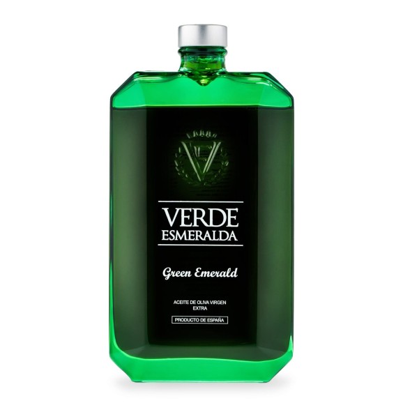 Verde Esmeralda Green Emerald Picual - Bouteille en verre 500 ml.
