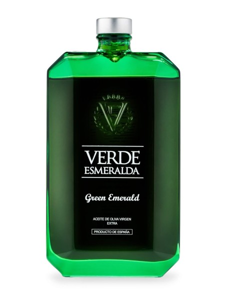 Verde Esmeralda Green Emerald Picual - Glass bottle 500 ml.