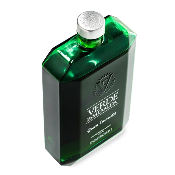 Verde Esmeralda Green Emerald Picual - Glass bottle 500 ml.