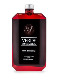 Verde Esmeralda Red Diamond Royal - Botella de vidrio 500 ml.