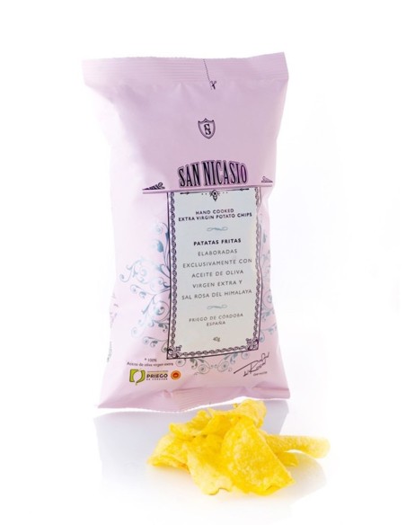 San Nicasio Chips au Sel Rose de l'Himalaya 40 gr. - Oliva Oliva