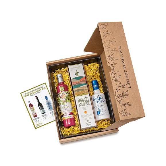 Mejores Aceites del Mundo Top Ten Guía Evooleum 2025 - Caja con Diploma