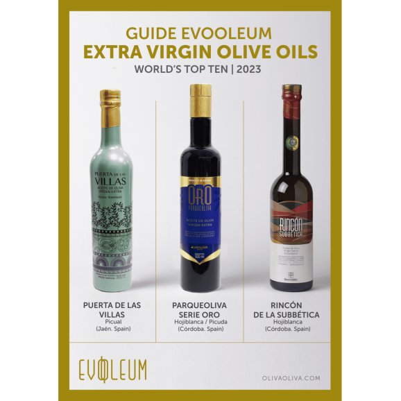 Mejores Aceites del Mundo Top Ten Evooleum 2023 en Caja - Oliva Oliva