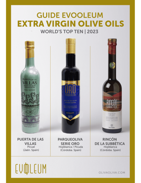 Mejores Aceites del Mundo Top Ten Evooleum 2023 en Caja - Oliva Oliva