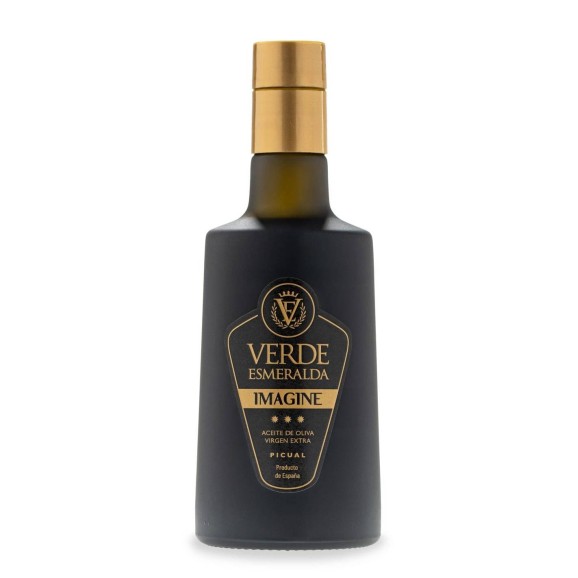 Verde Esmeralda Imagine Picual - Bouteille en verre 500 ml.