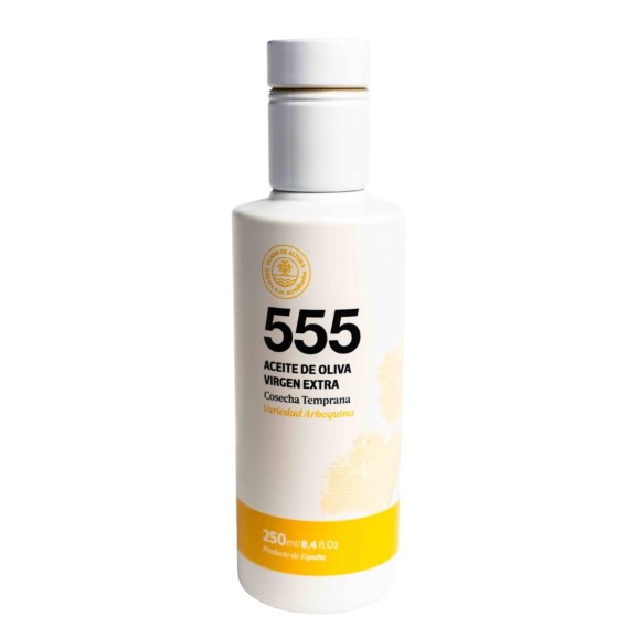 555 Arbequina Glass bottle 250 ml.