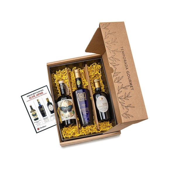 Mejores Aceites del Mundo Olive Japan 2025 - Caja con Diploma
