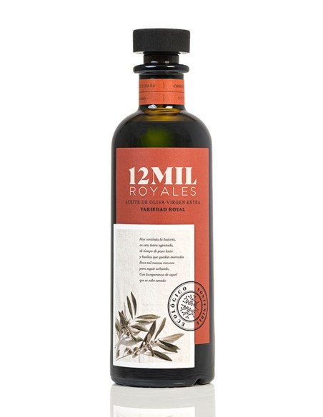 12MIL Royales Bio-EVOO Royal Glasflasche 500 ml.