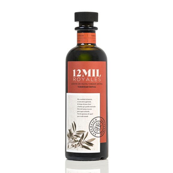 12MIL Royales Organic EVOO Royal Glass bottle 500 ml.