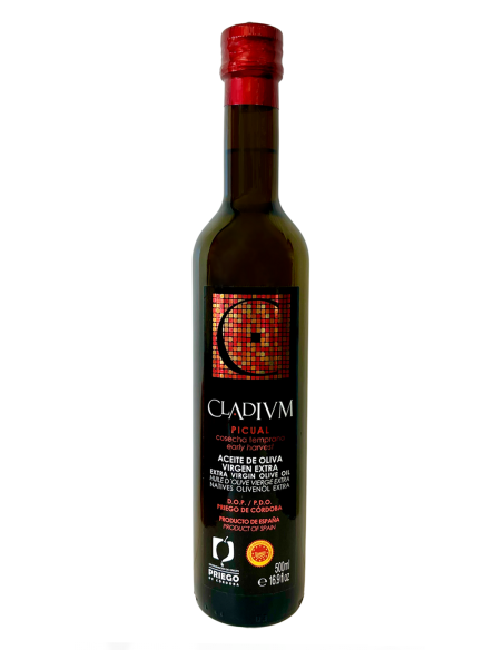 Cladium Picual - Botella de vidrio 500 ml.