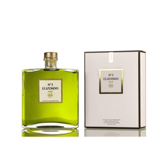 Elizondo Picual Premium Nº3 Bouteille en verre 700 ml. avec Étui